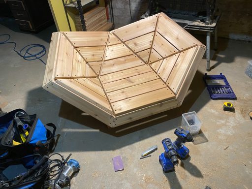 Custom cedar chair